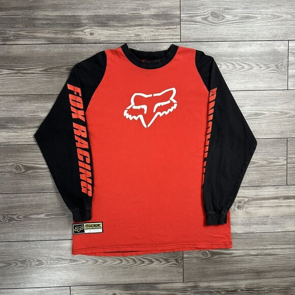 Crazy Vintage Y2K Fox Racing Longsleeve - Picture 1 of 4